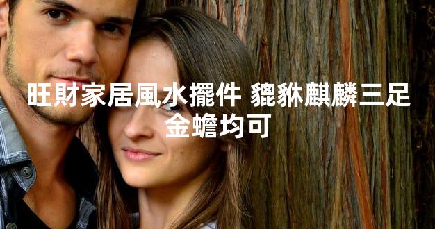 旺財家居風水擺件 貔貅麒麟三足金蟾均可